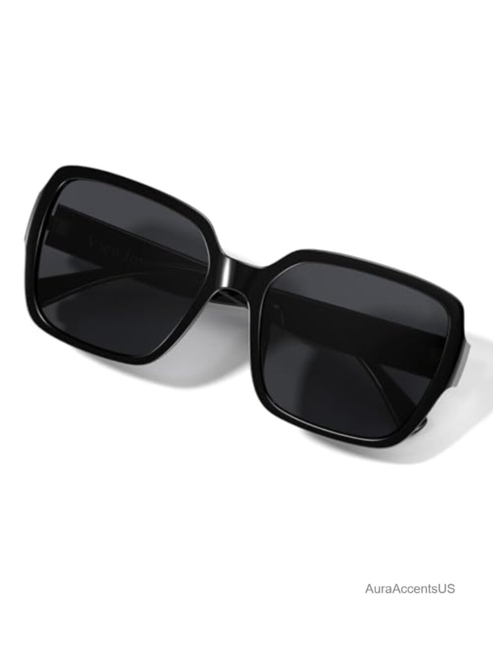Oversized Polarized Square Sunglasses Full Rim UV400 Protection